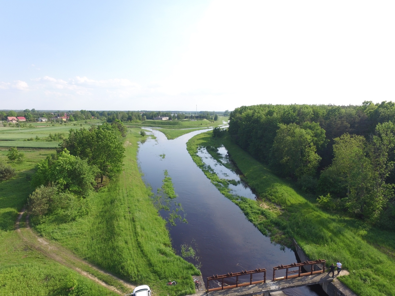 rzeka Dąbrówka prawostronny dopływ rzeki Trześniówki w km 13000
